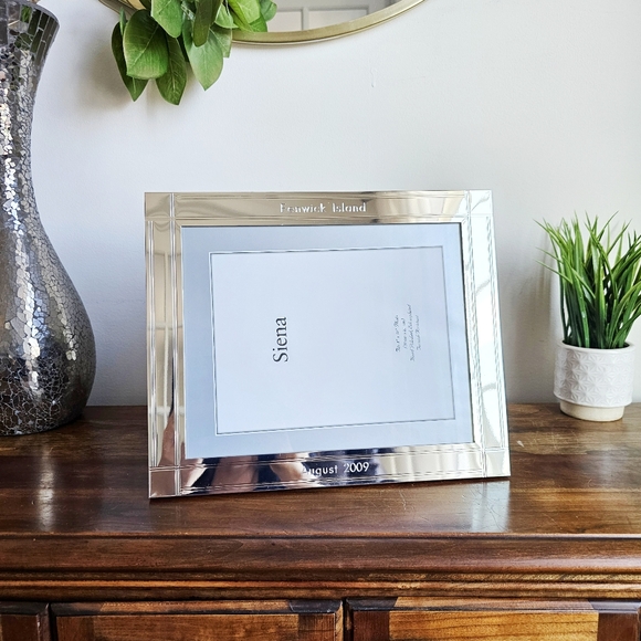 Siena Hand Polished Silverplated Frame Photo Fenwick Island Delaware Aug 2009 - Picture 2 of 15